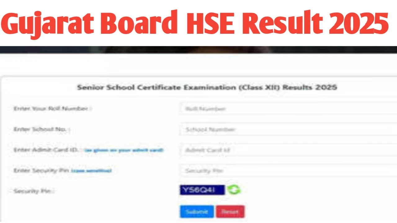 Gujarat-Board-Hsc Result-2025: